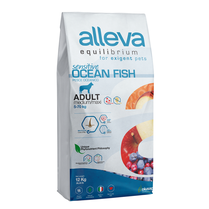 Alleva Equilibrium perros Adultos de digestión Sensible Pescado Oceánico